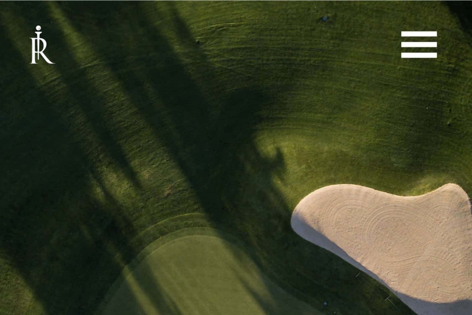 Mobiele versie van de website van Golfen met Robert